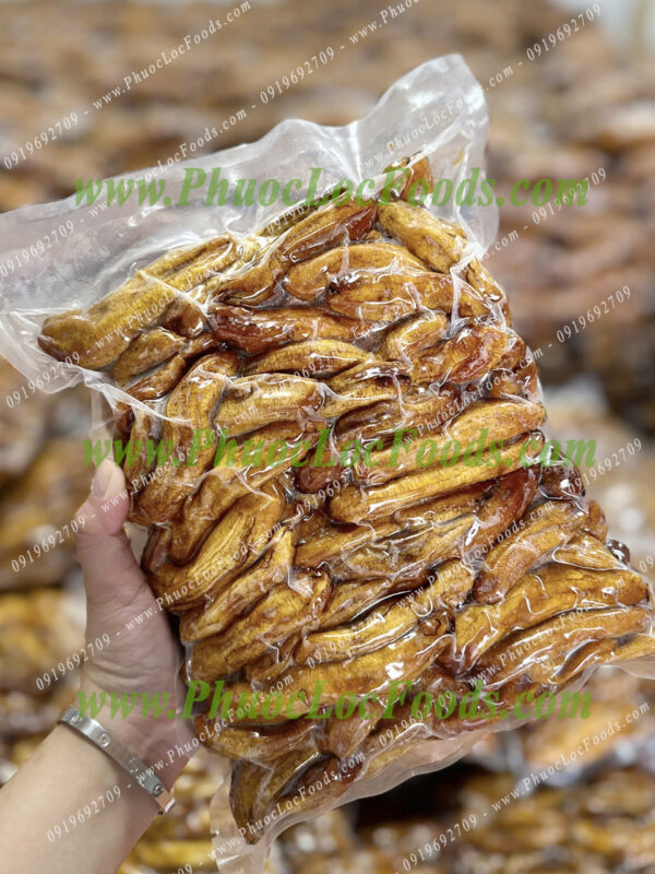 Мягкие сушёные бананы, вакуумная упаковка, 2 кг (2000 г в пакете)